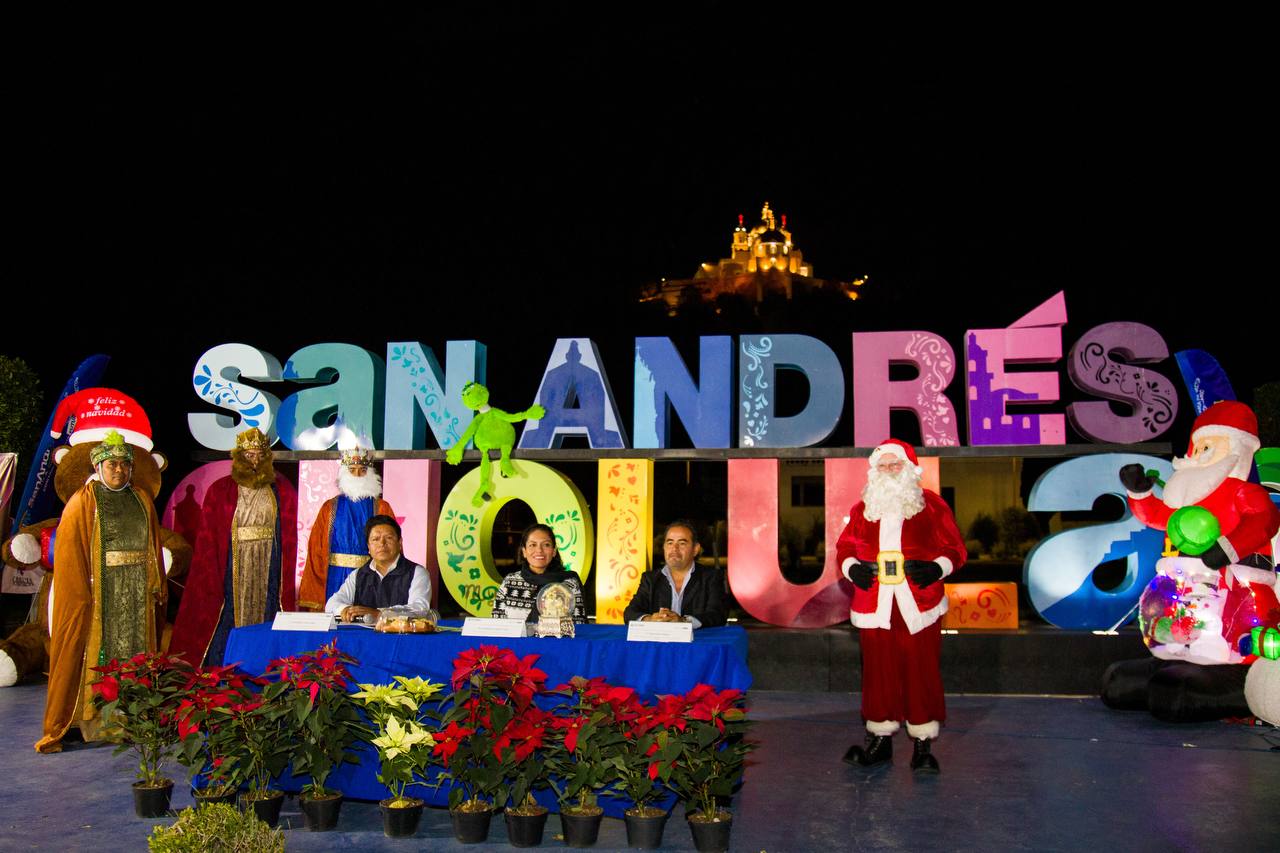 Comunicado oficial Presenta ayuntamiento de San Andrés Cholula “Navidad con Rumbo 2023”