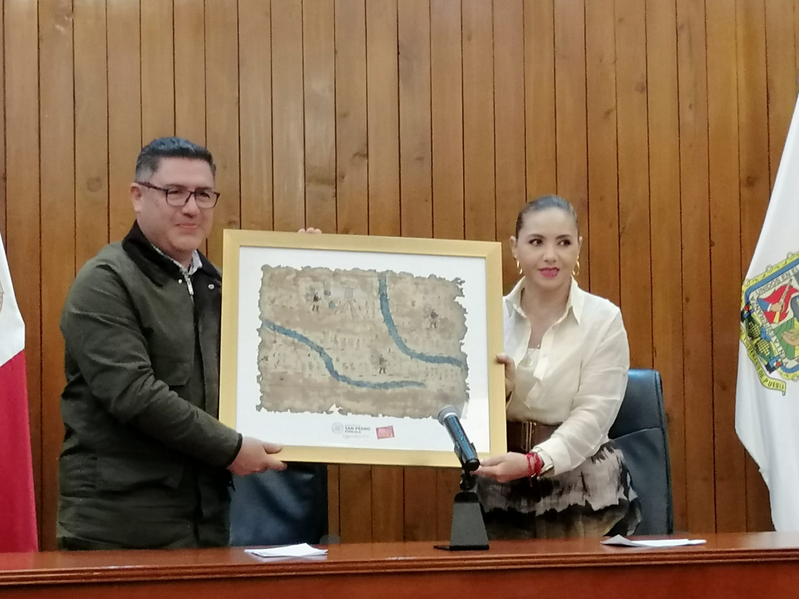Por: Cortesía Lula Pineda Plantea Paola Angon ruta turística San Pedro Cholula-Cuetzalan