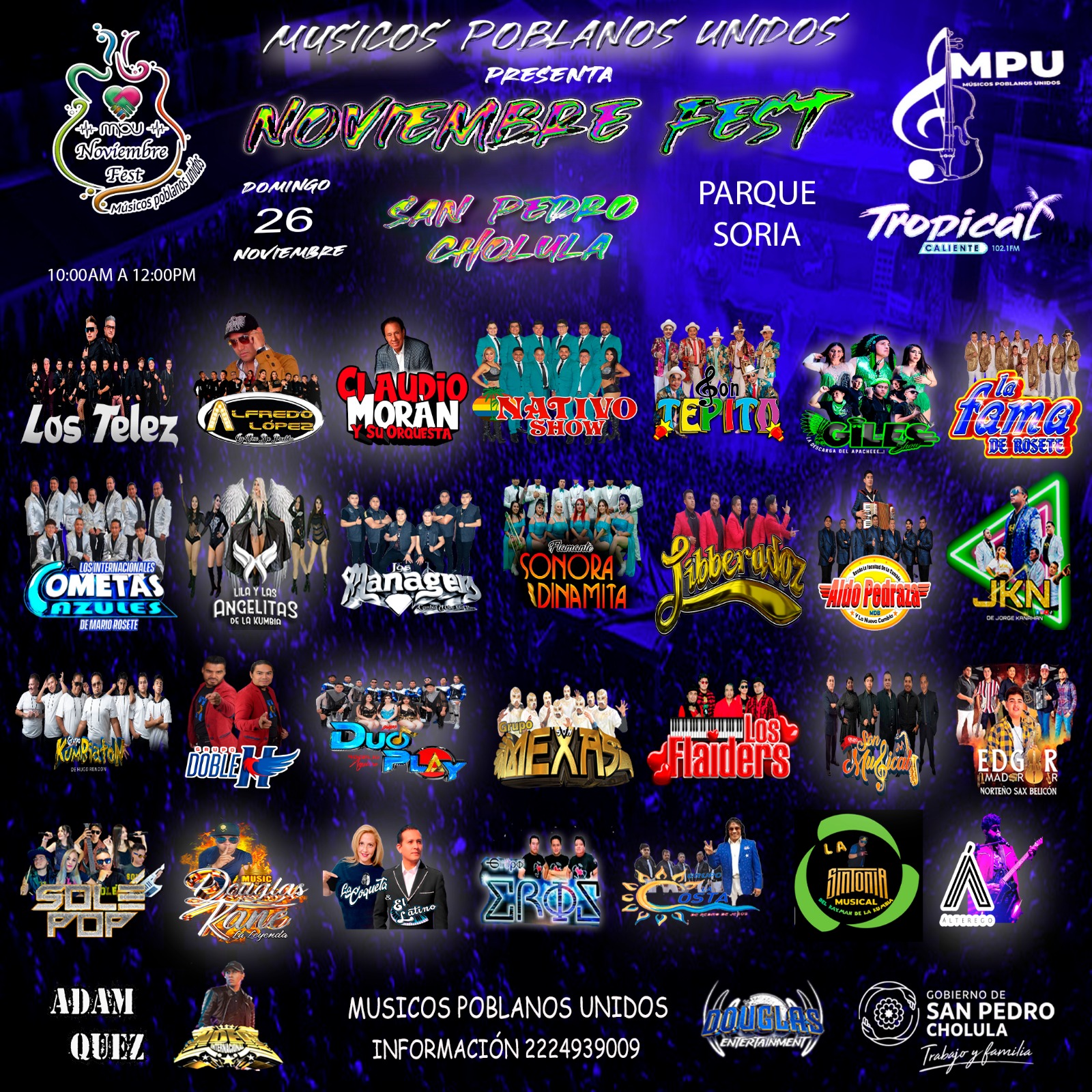 Por: Cortesía Lula Pineda Noviembre Fest 2023 en el Festival Vaniloquio: Un maratón musical gratuito en Parque Soria