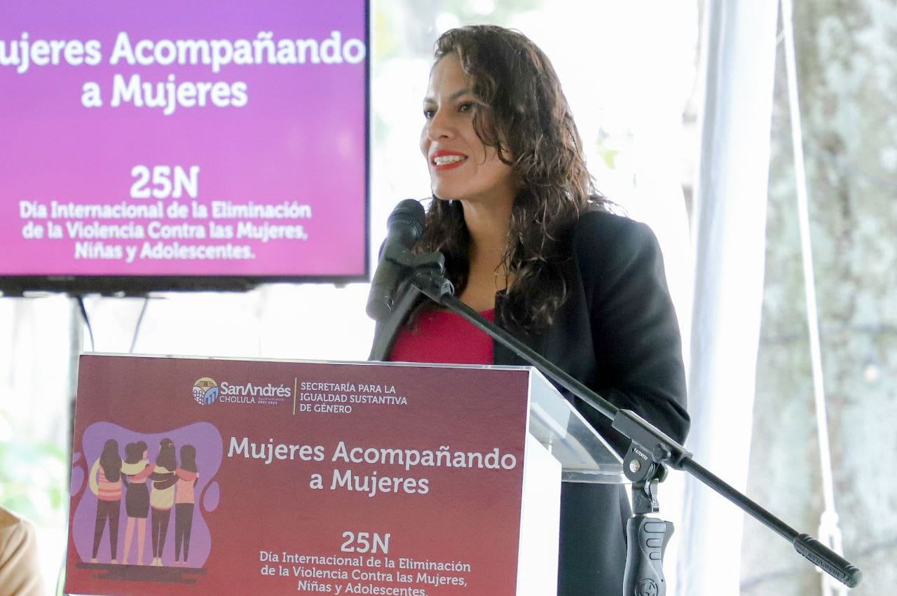 Comunicado oficial Conmemora ayuntamiento de San Andrés Cholula el 25n con ponencia "Mujeres Acompañando a Mujeres"