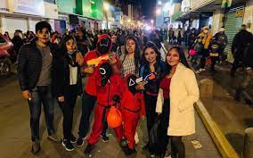 Se disfraza Chiautempan de terror en pedida masiva de calaverita