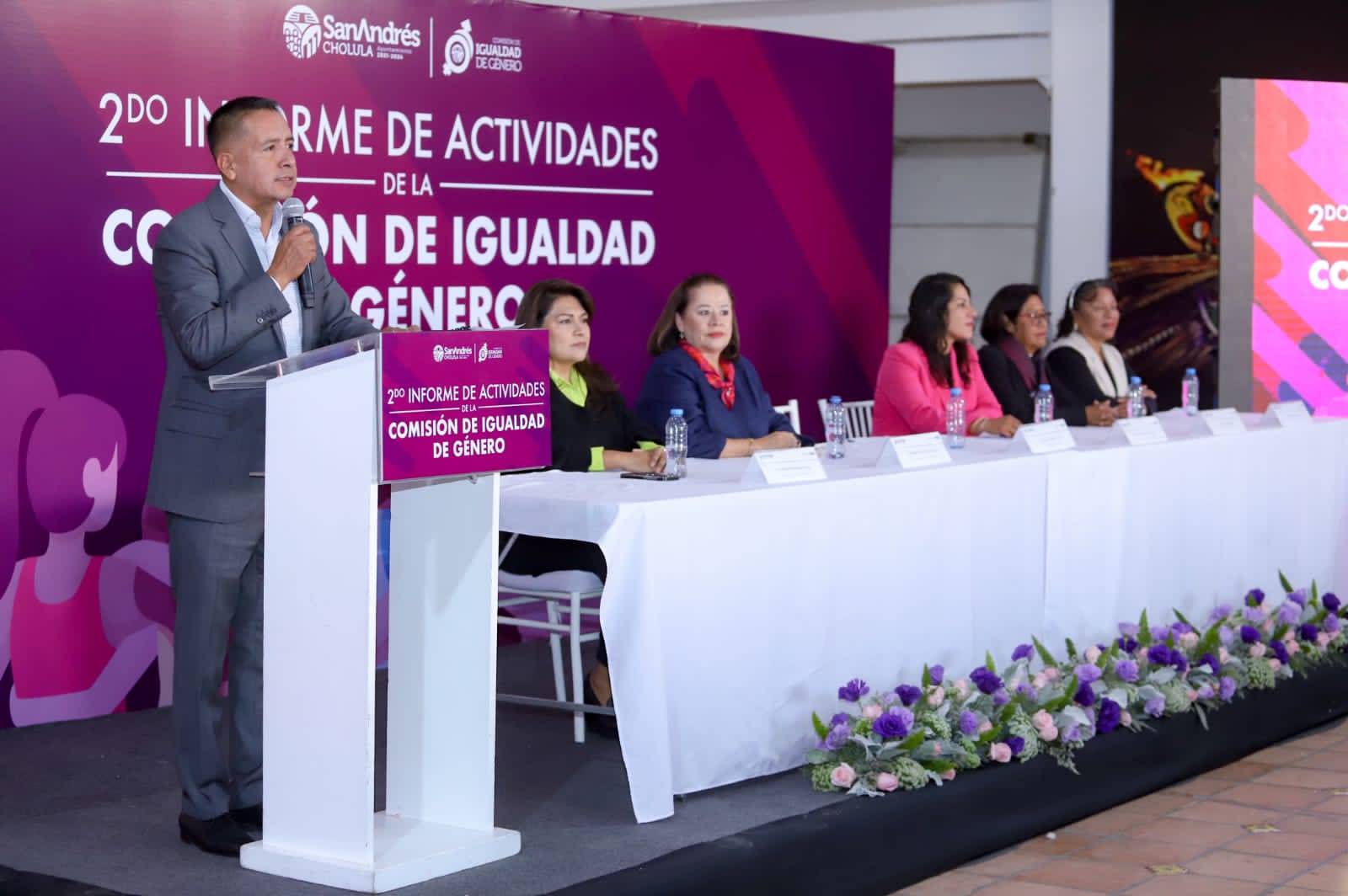 Comunicado oficial Rinde 2º Informe de Actividades Yvón Gutiérrez Vázquez, presidenta de la Comisión de Igualdad de Género