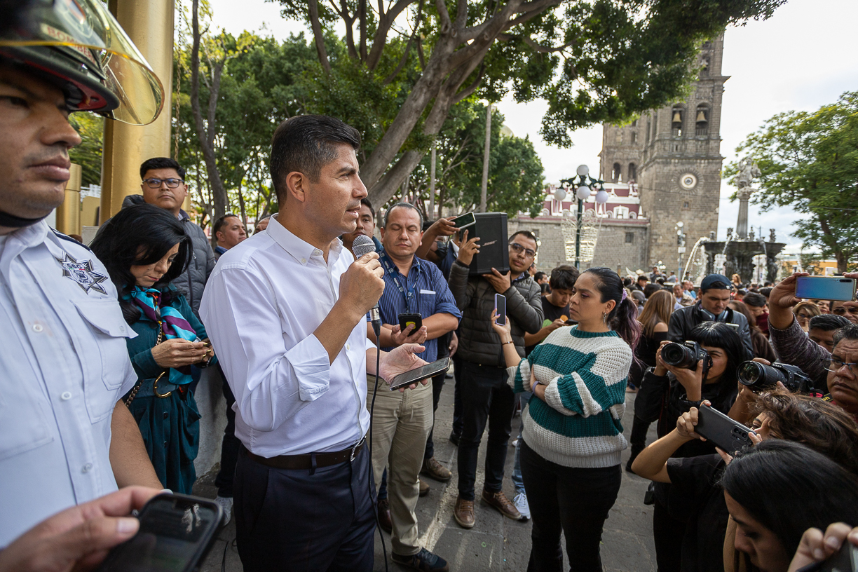 Sismo de magnitud 5.7 en Puebla: Sin daños en inmuebles públicos, hospitales y escuelas reporta Eduardo Rivera 