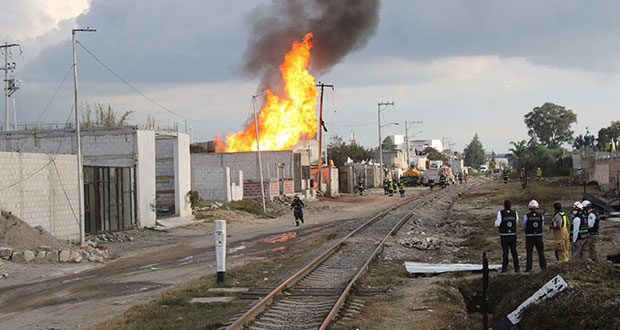 Por: Cortesía Complicaciones por la explosión en San Pablo Xochimehuacan del 2021: Pemex rechaza recomendación, Puebla insiste en soluciones