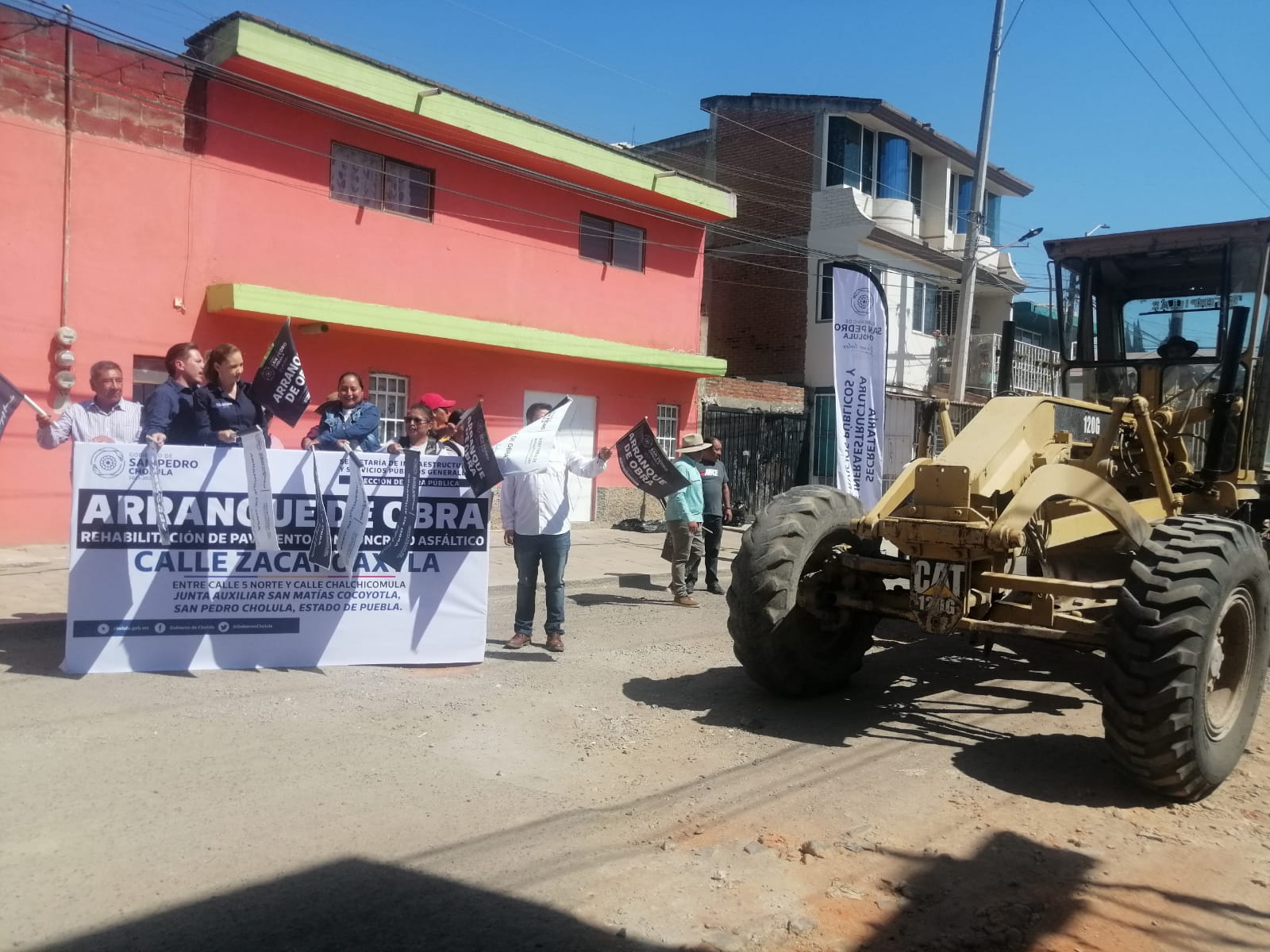 Paola Angon da inicio a obra tras 27 años de olvido en San Matías Cocoyotla 