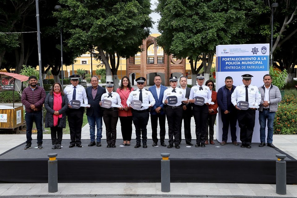 San Andrés Cholula refuerza la seguridad con seis nuevas patrullas Chevrolet 2023