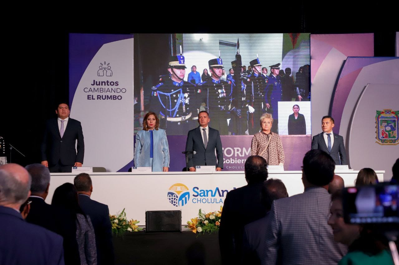 El cambio de rumbo en San Andrés Cholula continúa, Mundo Tlatehui rinde Segundo Informe de Gobierno