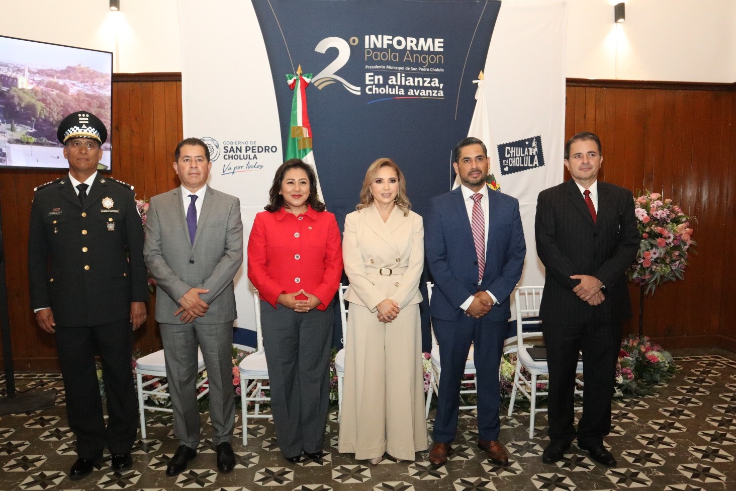 Comunicado oficial En informe, propone Paola Angon hacer alianza para avanzar juntos por el bienestar de las familias cholultecas