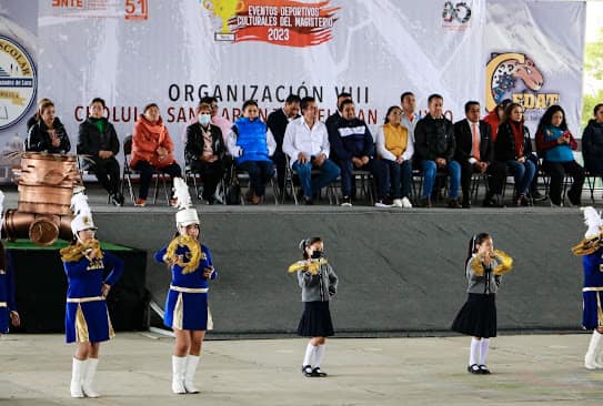 Por: Cortesía Lula Pineda Participa Omar Pérez Torres como invitado especial en los Juegos Magisteriales de San Andrés Cholula