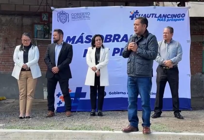 Con una inversión de 7.5 mdp inicia la reconstrucción de calle Morelos en Cuautlancingo 