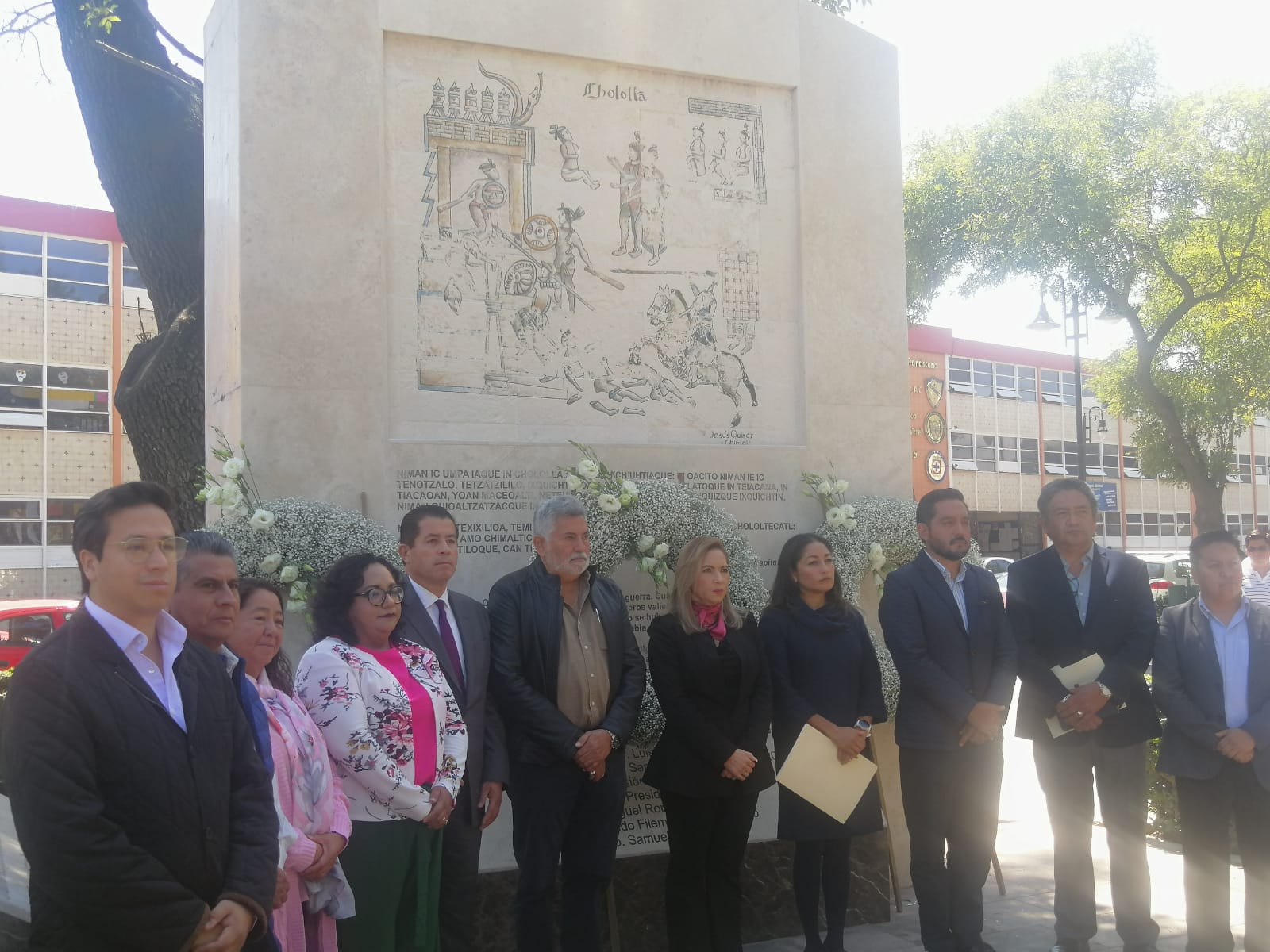 Por: Cortesía Lula Pineda Paola Angon conmemora los 504 de la Matanza de Cholula: llama a la unidad en beneficio de las familias cholultecas y San Pedro Cholula