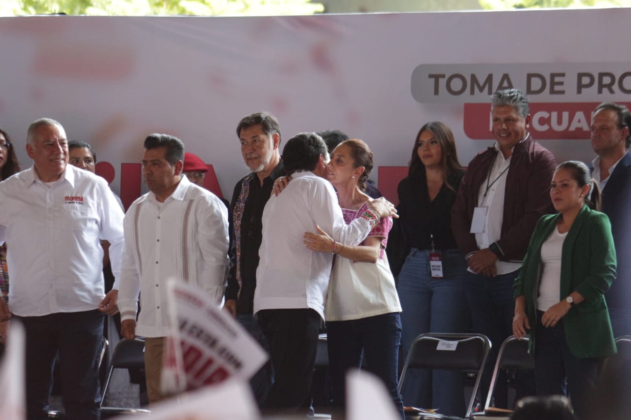 Como coordinadora, Claudia Sheinbaum sostiene encuentro con simpatizantes de Tlaxcala