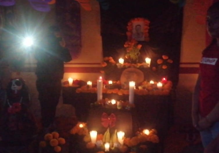 Por: Cortesía Lula Pineda Paola Angon inaugura en Cholula Corredor Metropolitano de Ofrendas 2023