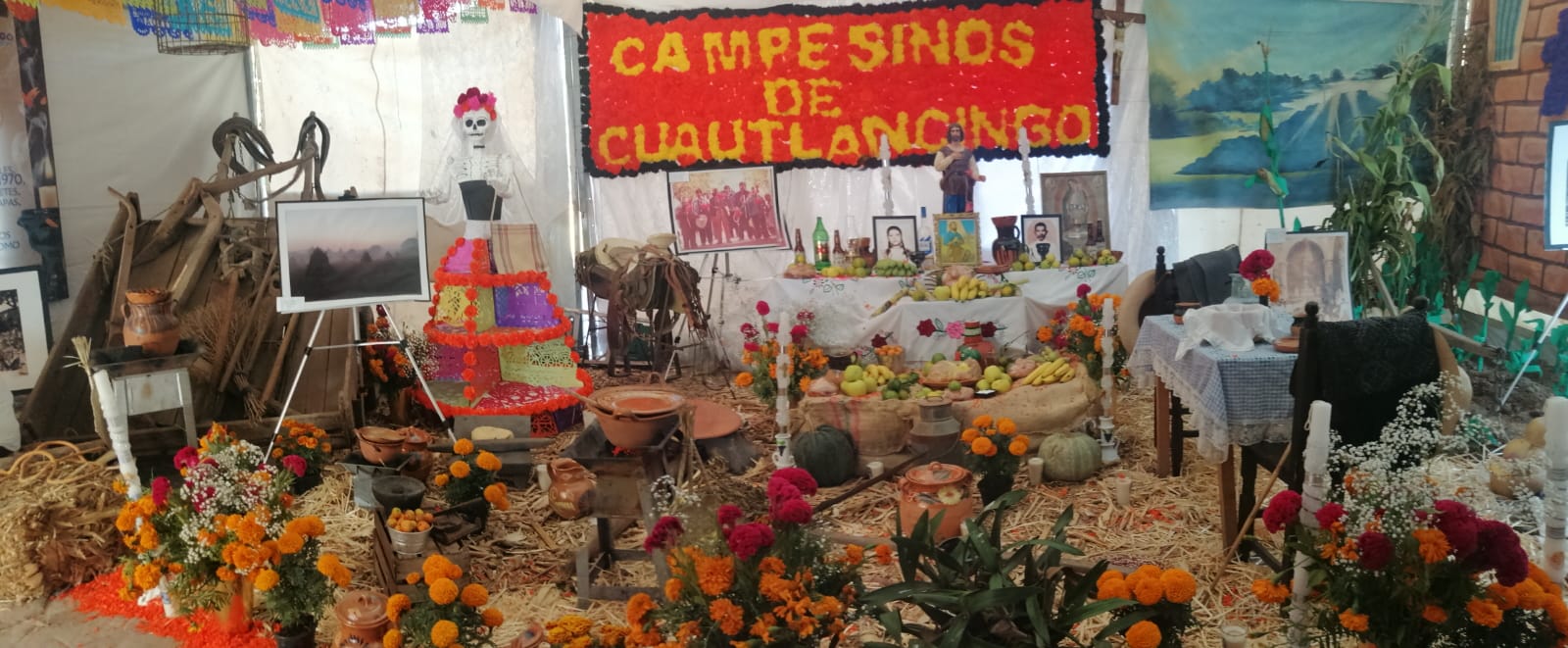 Por: Cortesía Lula Pineda Cuautlancingo primer municipio de zona conurbada en abrir recorrido de Corredor de Ofrendas Metropolitano