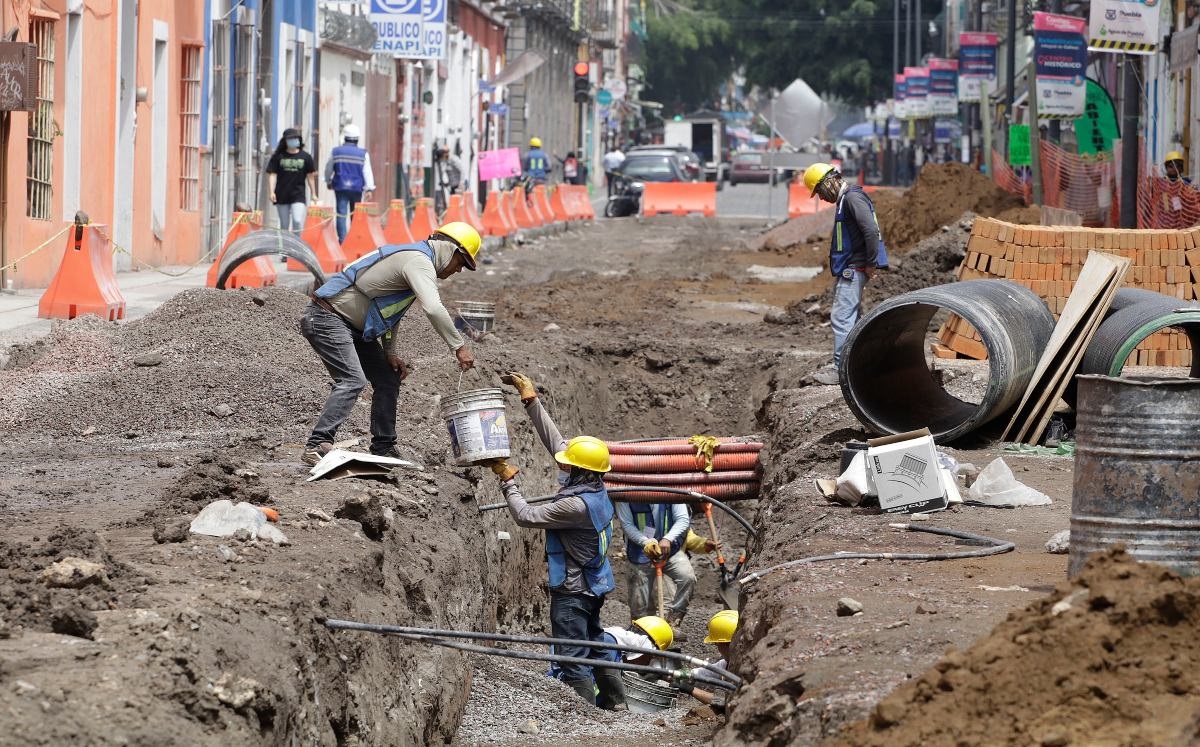 Obras del Centro Histórico de Puebla finalizarán el próximo lunes