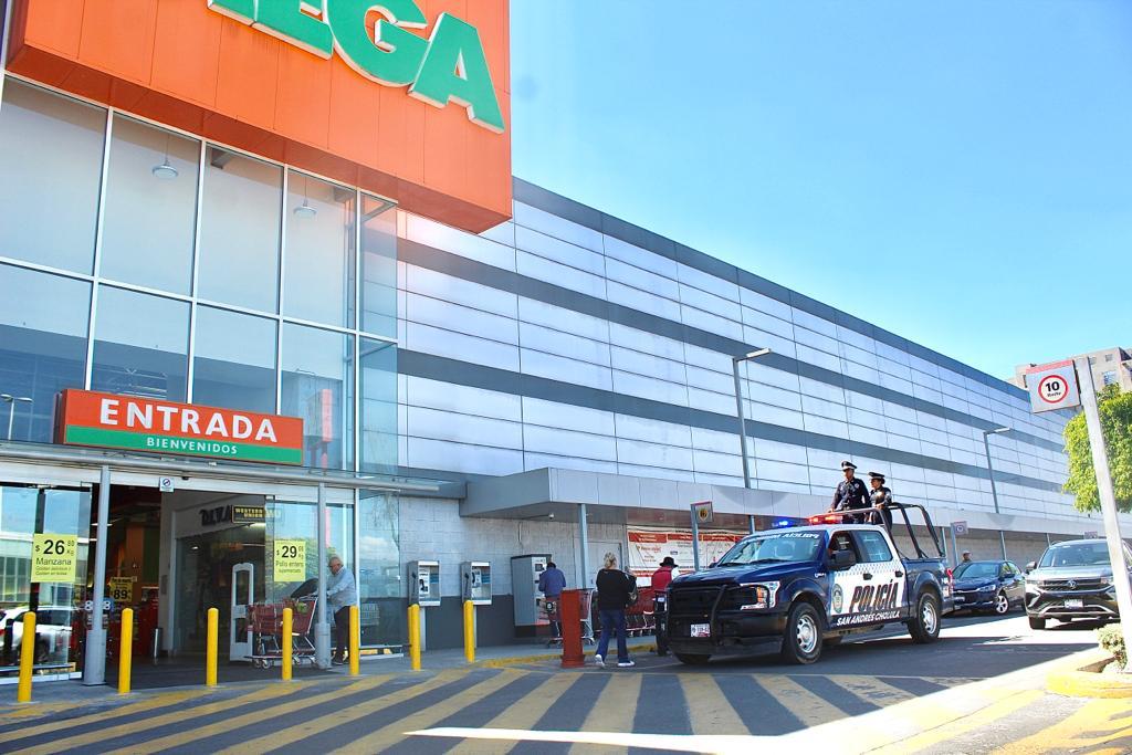 Ante repunte de actividad comercial, policía de San Andrés Cholula fortalece el Pperativo Plaza Segura