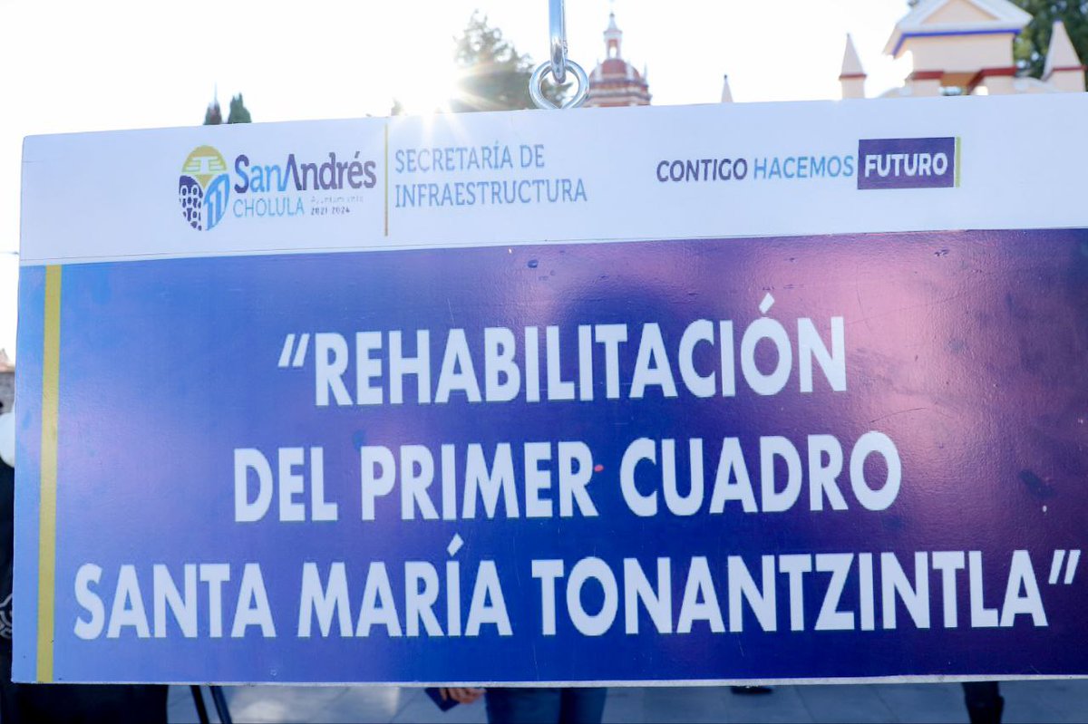 Comunicado oficial Inicia Mundo Tlatehui rehabilitación del primer cuadro de Santa María Tonantzintla