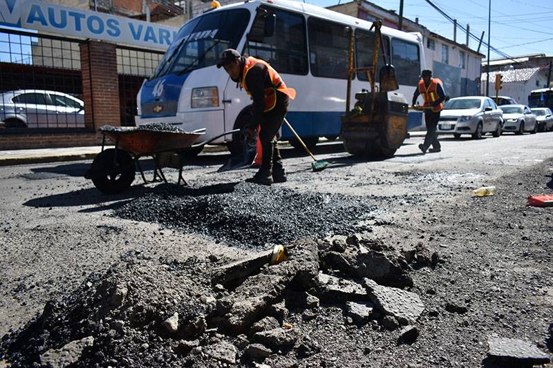 Por: Cortesía Invierte Ayuntamiento de Puebla más de 100 mdp para bacheo