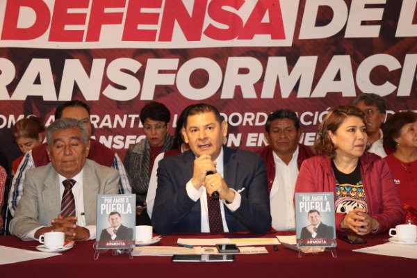 Elección de candidato de Morena a la gubernatura de Puebla fue postergada por causa ajenas 