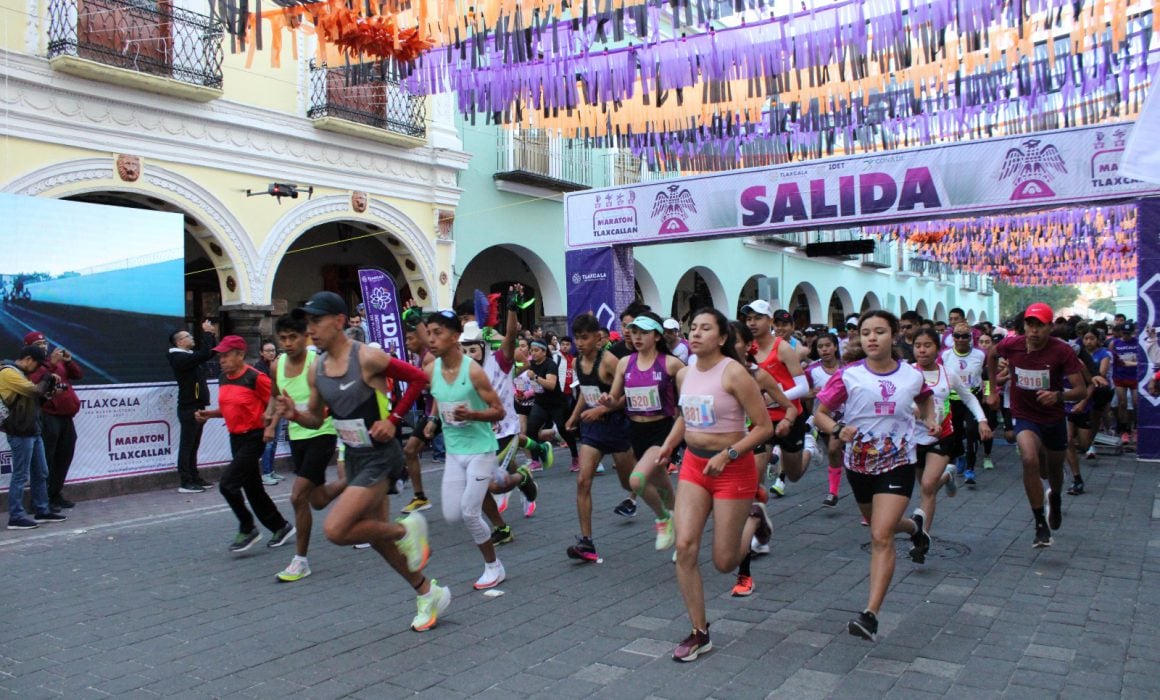Por: Cortesía Tlaxcala Capital vive fiesta deportiva con medio maratón internacional