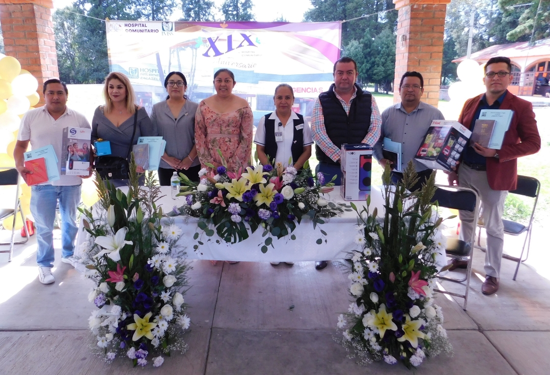 Celebra SNTSA 19 años del Hospital Comunitario de Zacatelco