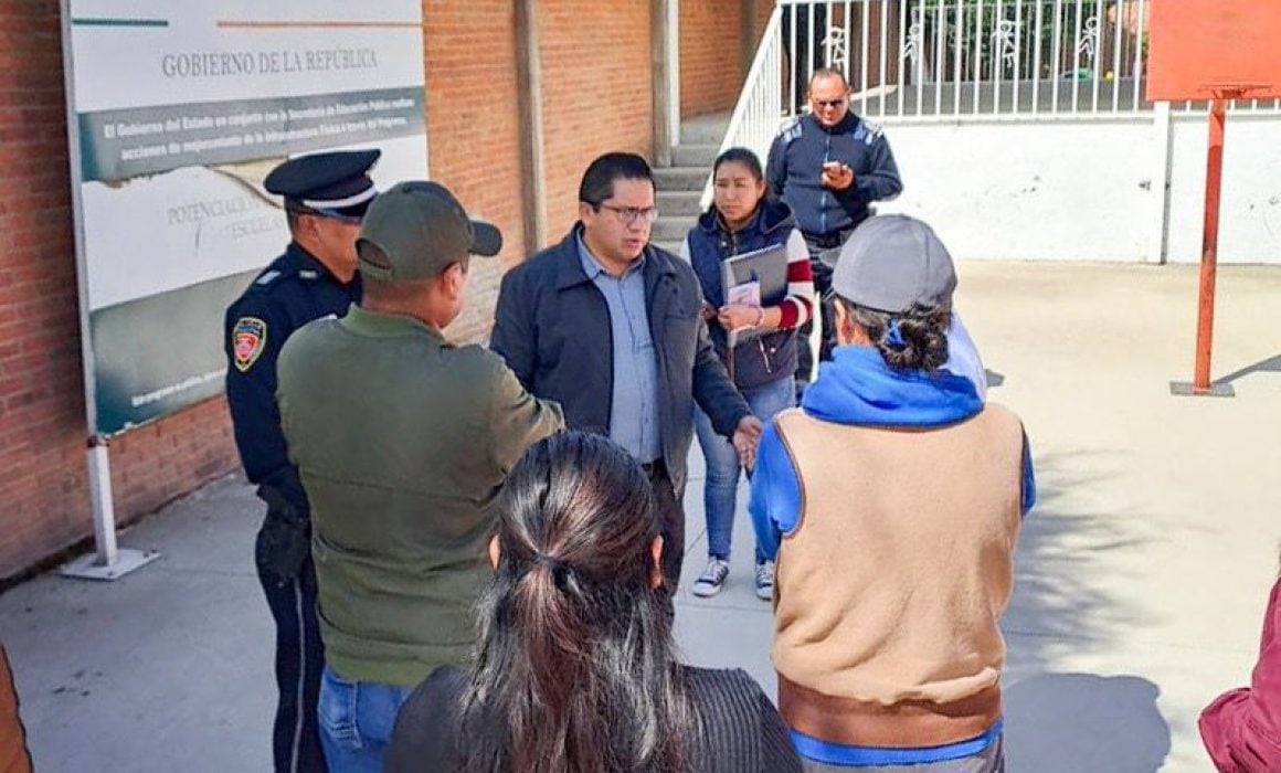 Entabla diálogo Huamantla y pobladores de Benito Juárez