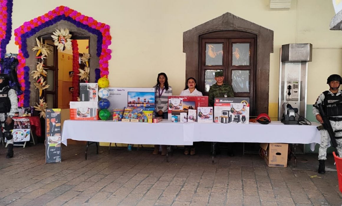 Por: Cortesía Continúa canje de armas en Tlaxcala, Apizaco y Huamantla