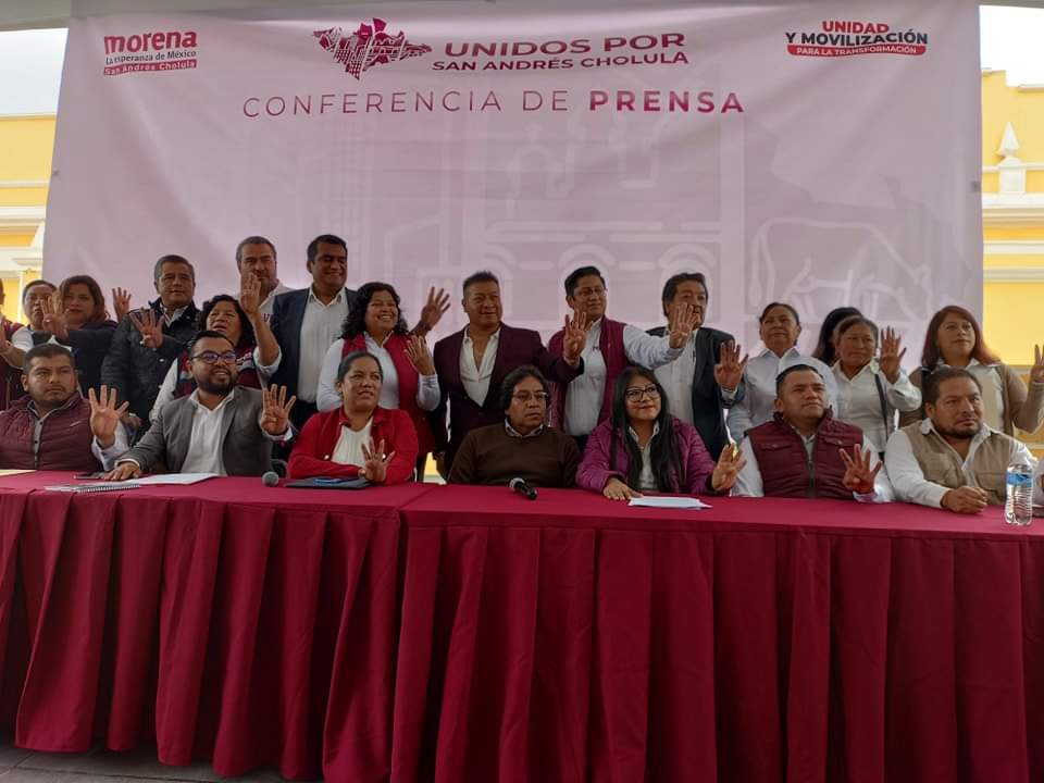 Por: Cortesía Lula Pineda Unidos por San Andrés Cholula: movimiento por la unidad en Morena