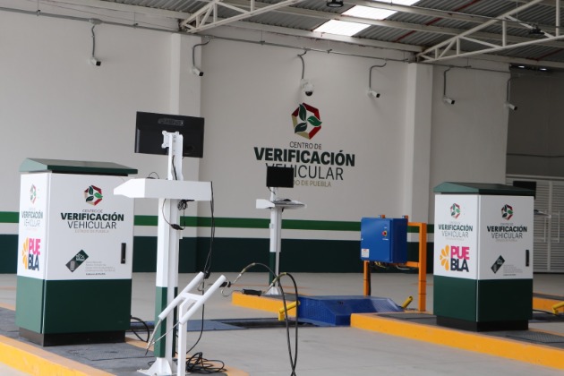 Por: Cortesía Este mes quedarán listos los 34 verificentros de Puebla