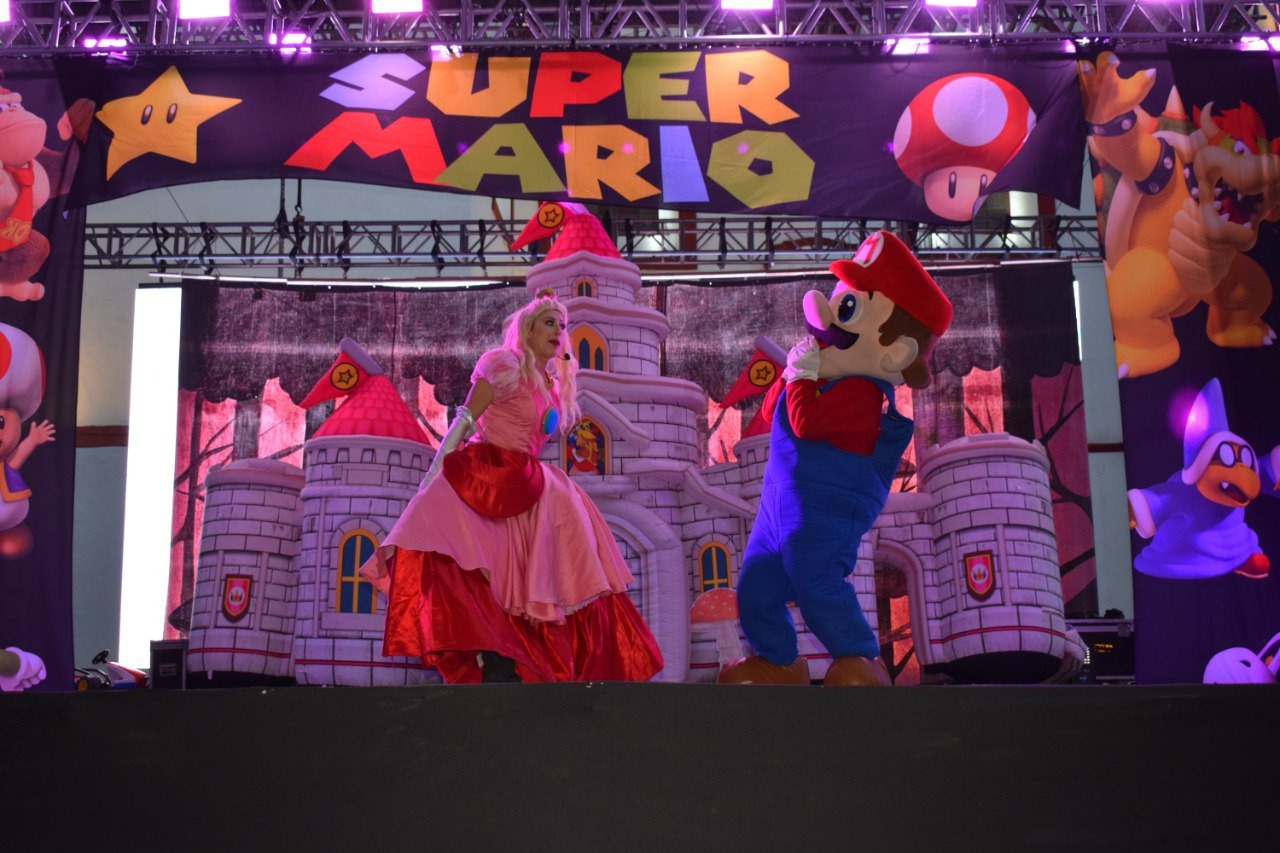 El Show de Super Mario llegó a la Feria Cholula 2023 para divertir a los pequeños