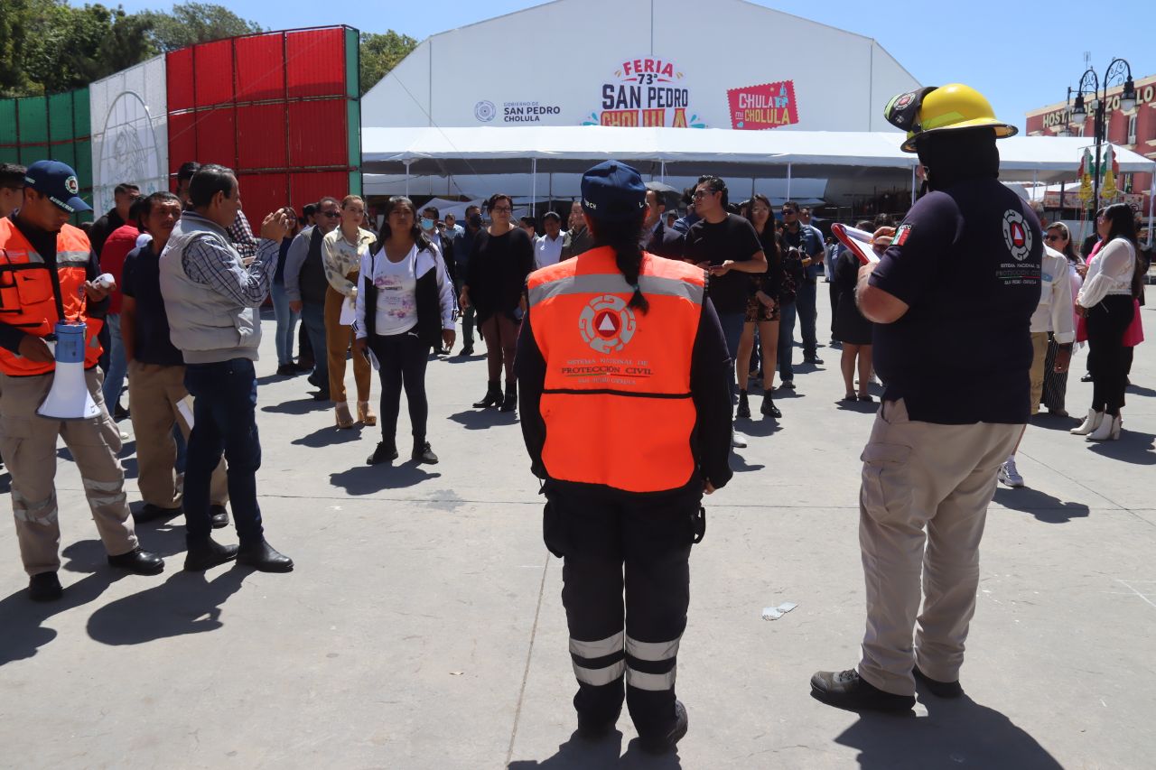 Comunicado oficial Gobierno de San Pedro Cholula se suma al Primer Simulacro Estatal del Sismo