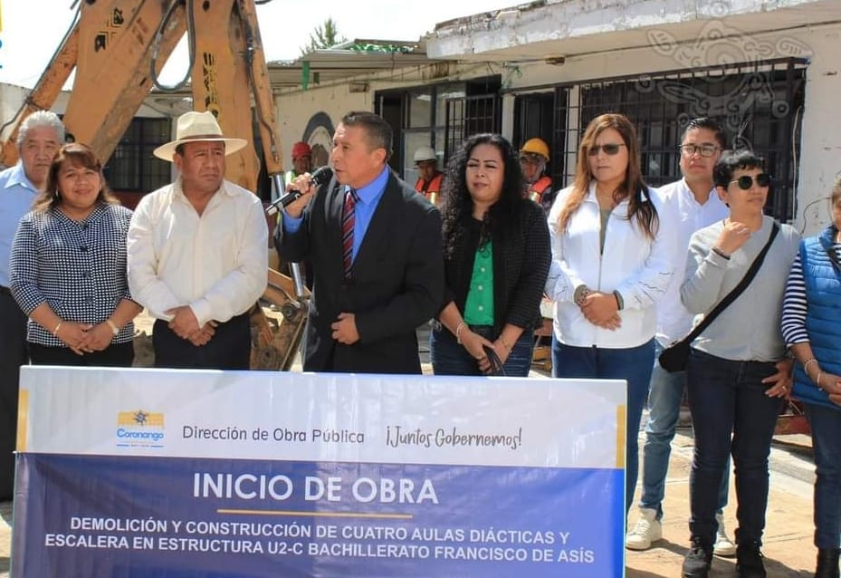 Arranca en Coronango programa de rehabilitación de espacios educativos