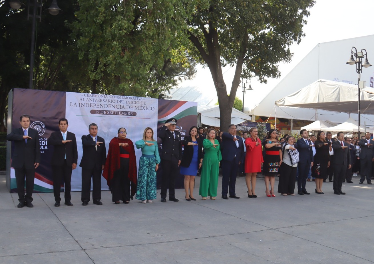 Encabeza Paola Angon ceremonia conmemorativa al CCXIII Aniversario del Inicio de la Independencia de México