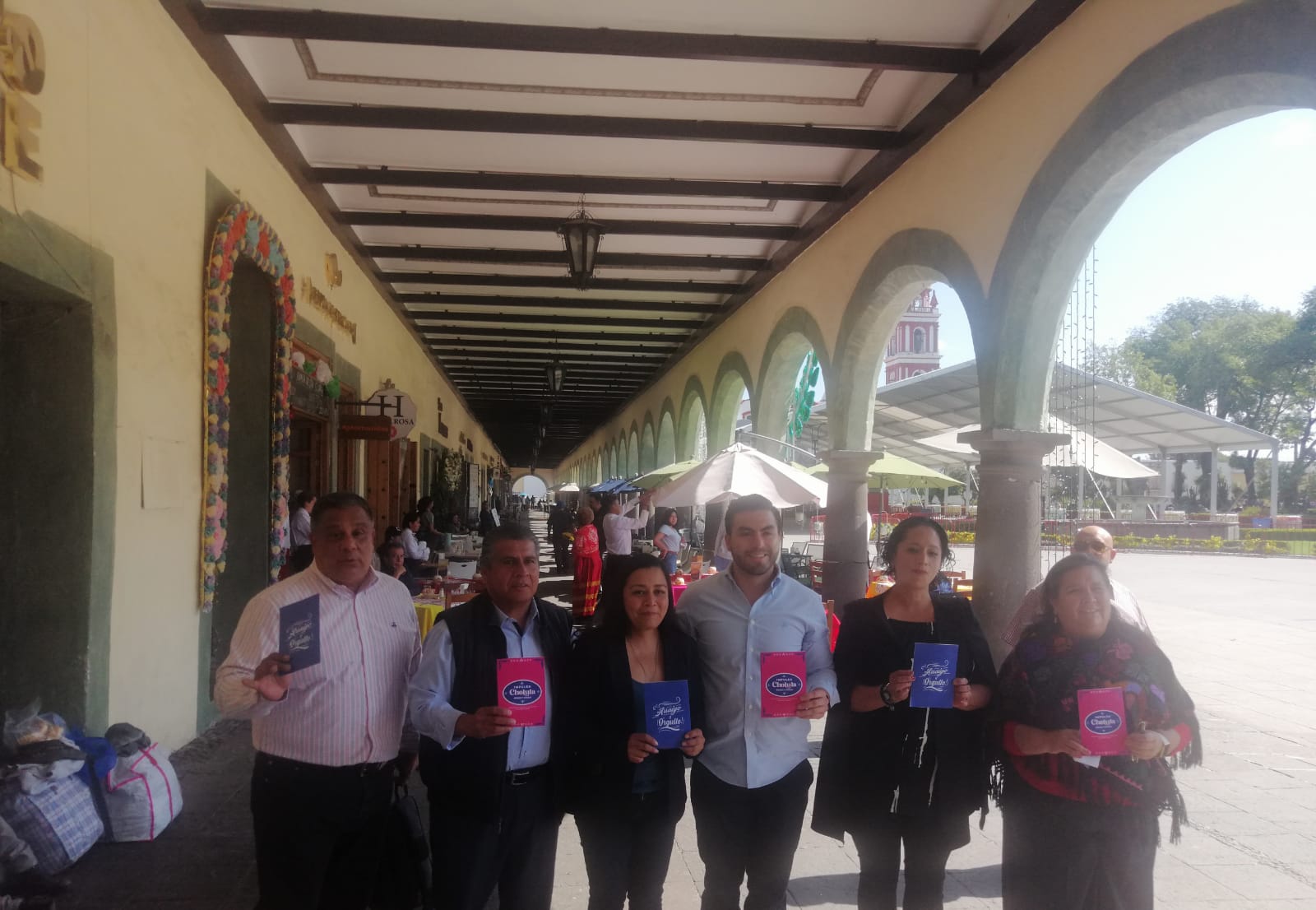 Diputada Liz Minto García y regidores del PAN anuncian proyecto "Impulsa a Cholula, arraigo y orgullo"