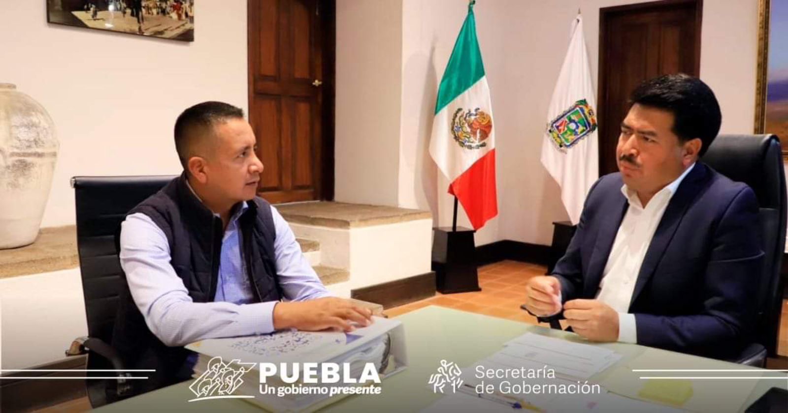 Por: Cortesía Mesa de diálogo en Casa Aguayo logra desbloqueo de carretera federal Puebla-Atlixco por Cholultecas Unidos en Resistencia