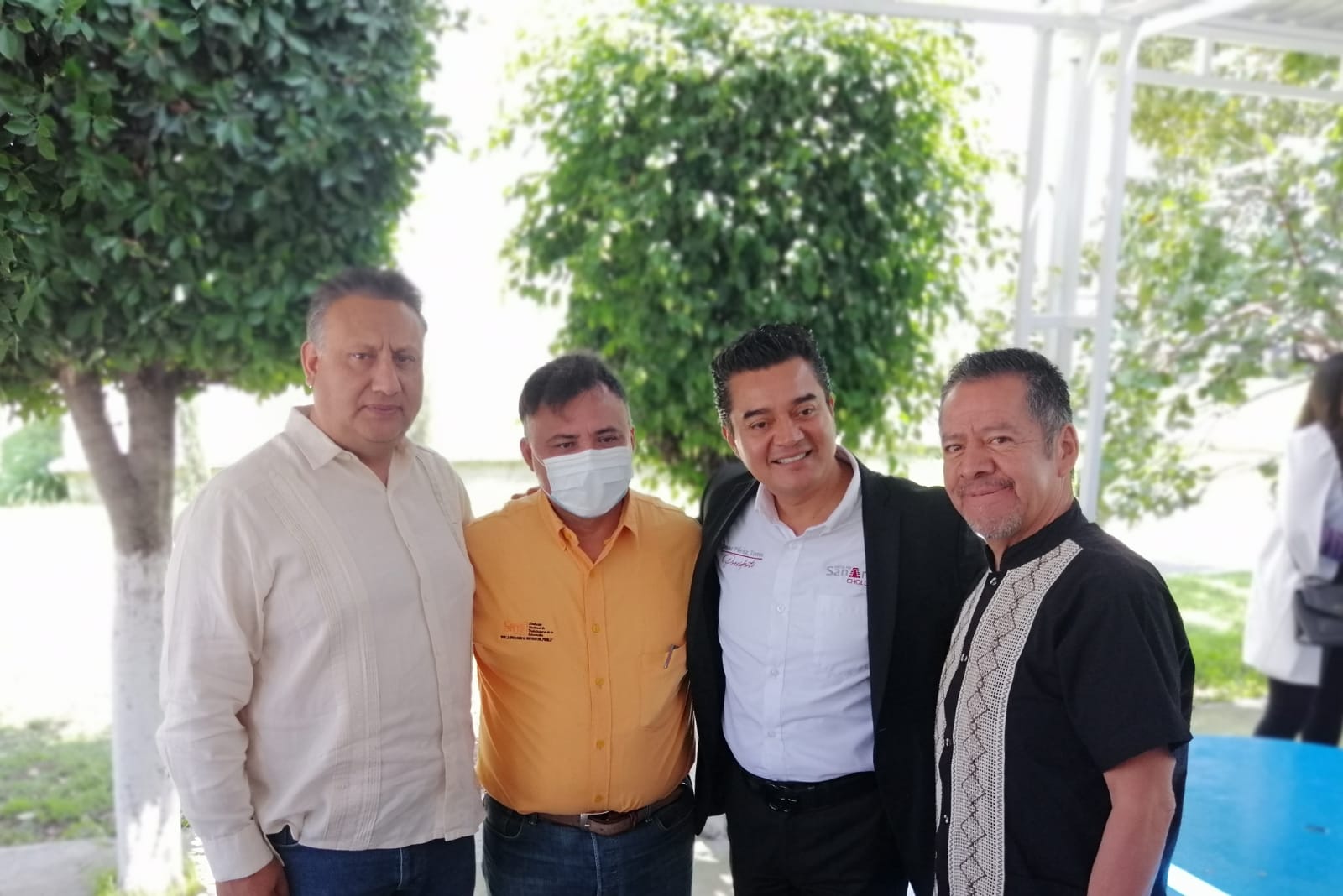 Dona Omar Pérez alertamiento sísmico a CEDAT y SNTE sección 51, va por más escuelas sanandreseñas