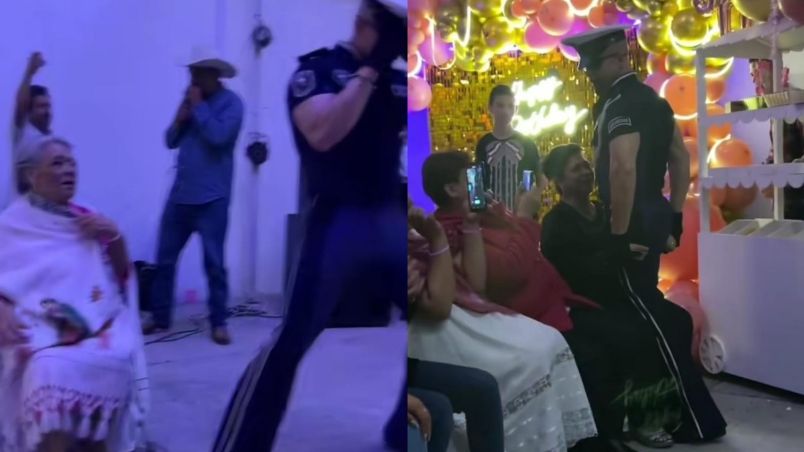 Por: Cortesía Abuelita celebra sus 80 años con una fiesta temática de "solo para mujeres" junto a sus amigas (Vídeo)