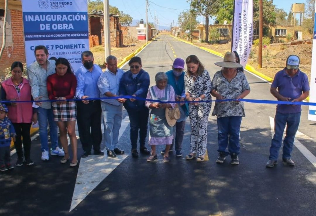 Avanza Plan Anual de Obra Pública en San Pedro Cholula