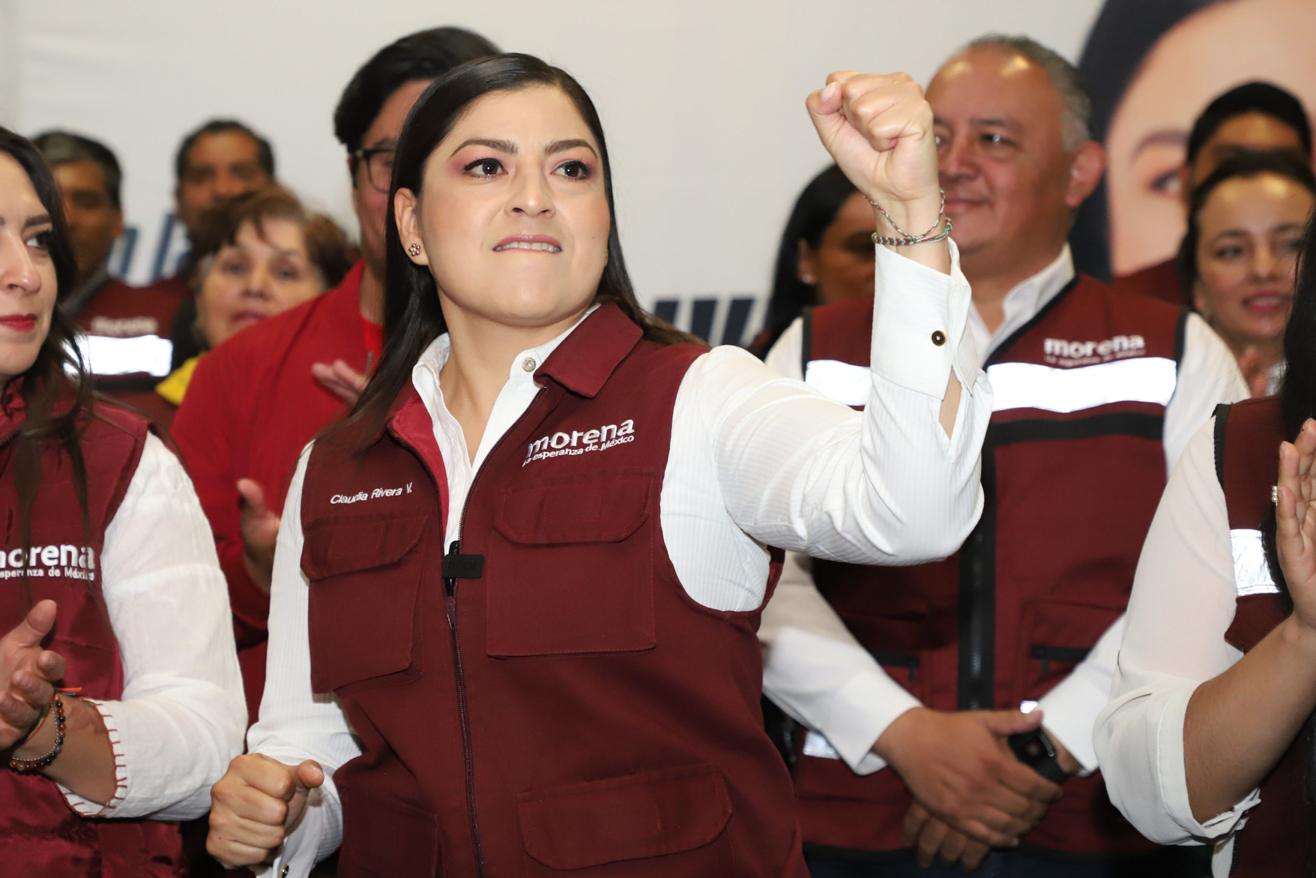Claudia Rivera confía en el Consejo Estatal de Morena para la aelección de candidatos en Puebla 2024
