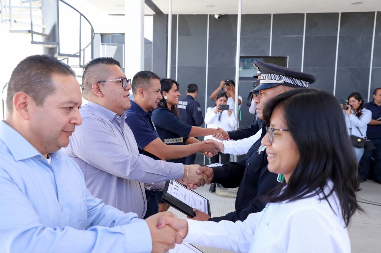 Con equipamiento y capacitación, fortalece Ayuntamiento de San Andrés Cholula a la Secretaría de Seguridad Pública municipal
