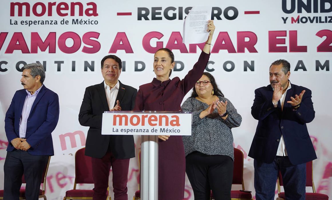 Por: Cortesía Llegará Claudia Sheinbaum al Palenque del Recinto Ferial este domingo