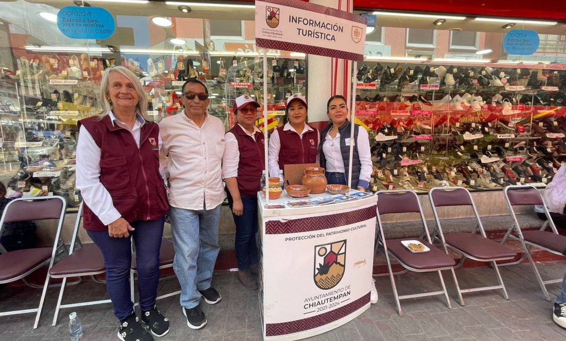 Por: Cortesía Arriban peregrinos a Chiautempan