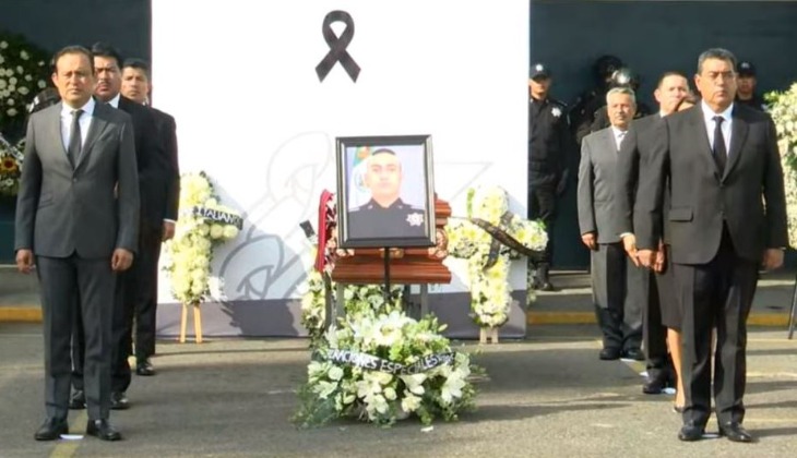 Piden penas máximas por muerte de policía en Xoxtla 