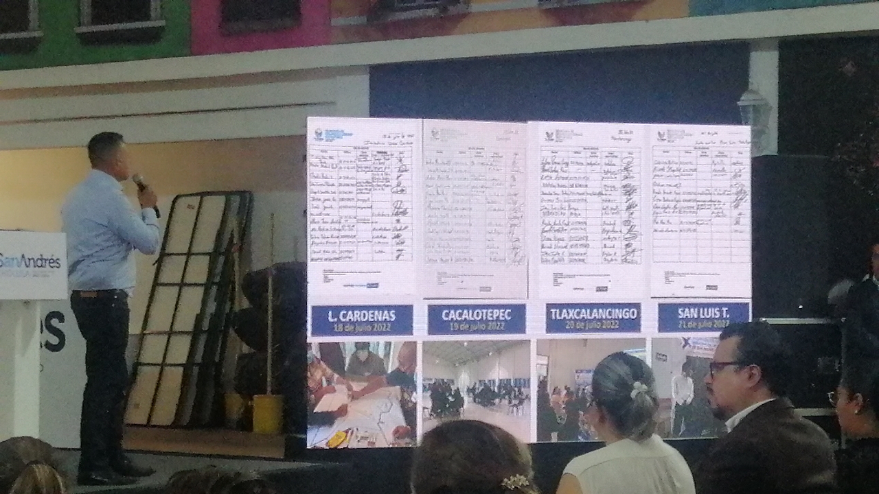 Por: Cortesía Lula Pineda PMDU contempla 92.5% de las propuestas provenientes de los pueblos originarios de San Andrés Cholula