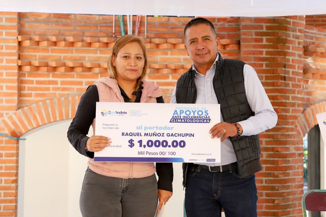 Comunicado oficial Entrega Mundo Tlatehui apoyos a personas afectadas por lluvias en el municipio