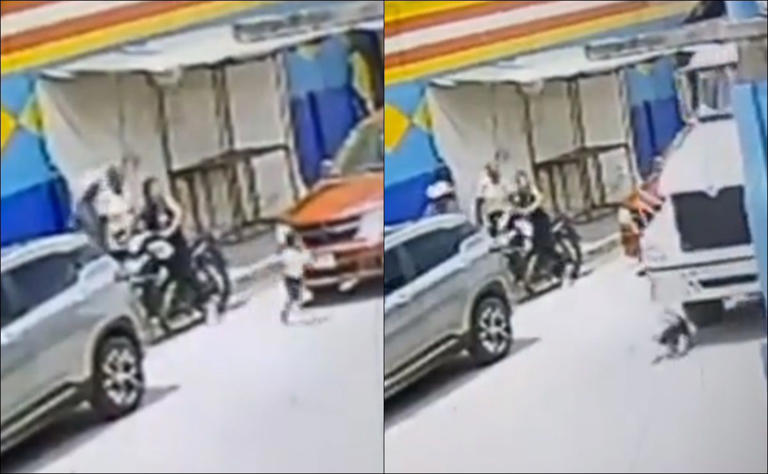 Por: Cortesía "La niña soltó la mano de su madre" Camión arrolla a una niña en calles y sobrevive (Vídeo)