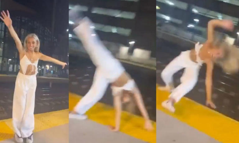 Por: Cortesía Captan el momento en que joven cae a las vías del metro por grabar un clip para redes sociales (Vídeo)