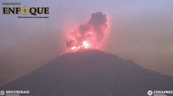 Foto: Especial El volcán Popocatépetl registra nueva explosión (Videos)
