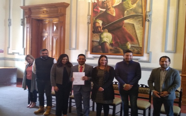 Toman protesta a autoridades de la junta auxiliar Ignacio Zaragoza   