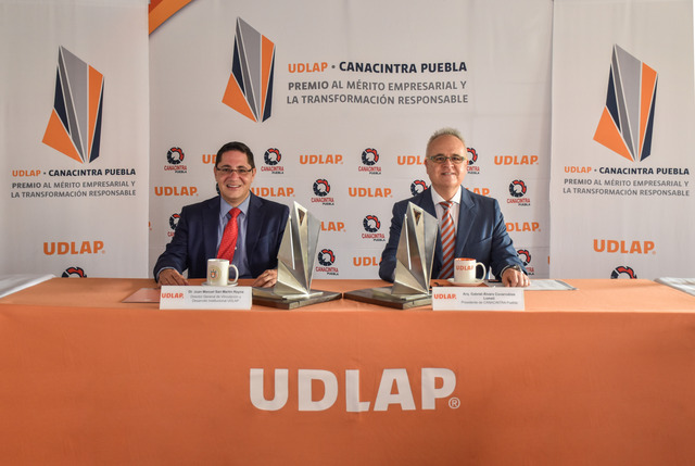 Presenta segunda edición del premio UDLAP-CANACINTRA